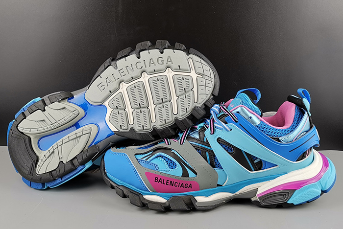 Ba*len*cia*ga track runners blue 542436w1gb54162